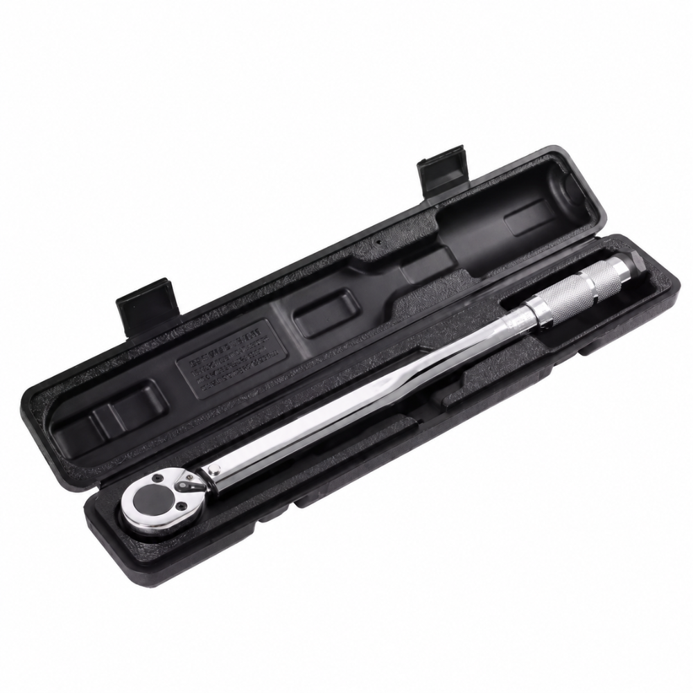 Clé Dynamométrique Réglable 1/4" 3/8" 1/2" avec Coffret