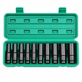 Coffret à Douilles à Chocs 1/2" 10 Pièces 10-24 mm