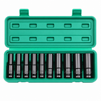 Coffret à Douilles à Chocs 1/2" 10 Pièces 10-24 mm