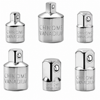 Kit Adaptateurs de Douille 1/4" 3/8" 1/2" 6 Pièces