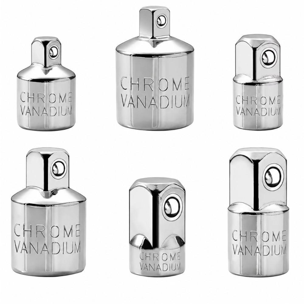 Kit Adaptateurs de Douille 1/4" 3/8" 1/2" 6 Pièces