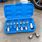 Coffret Douilles Torx T8 à T70 13 Pièces 1/4" 3/8" 1/2"