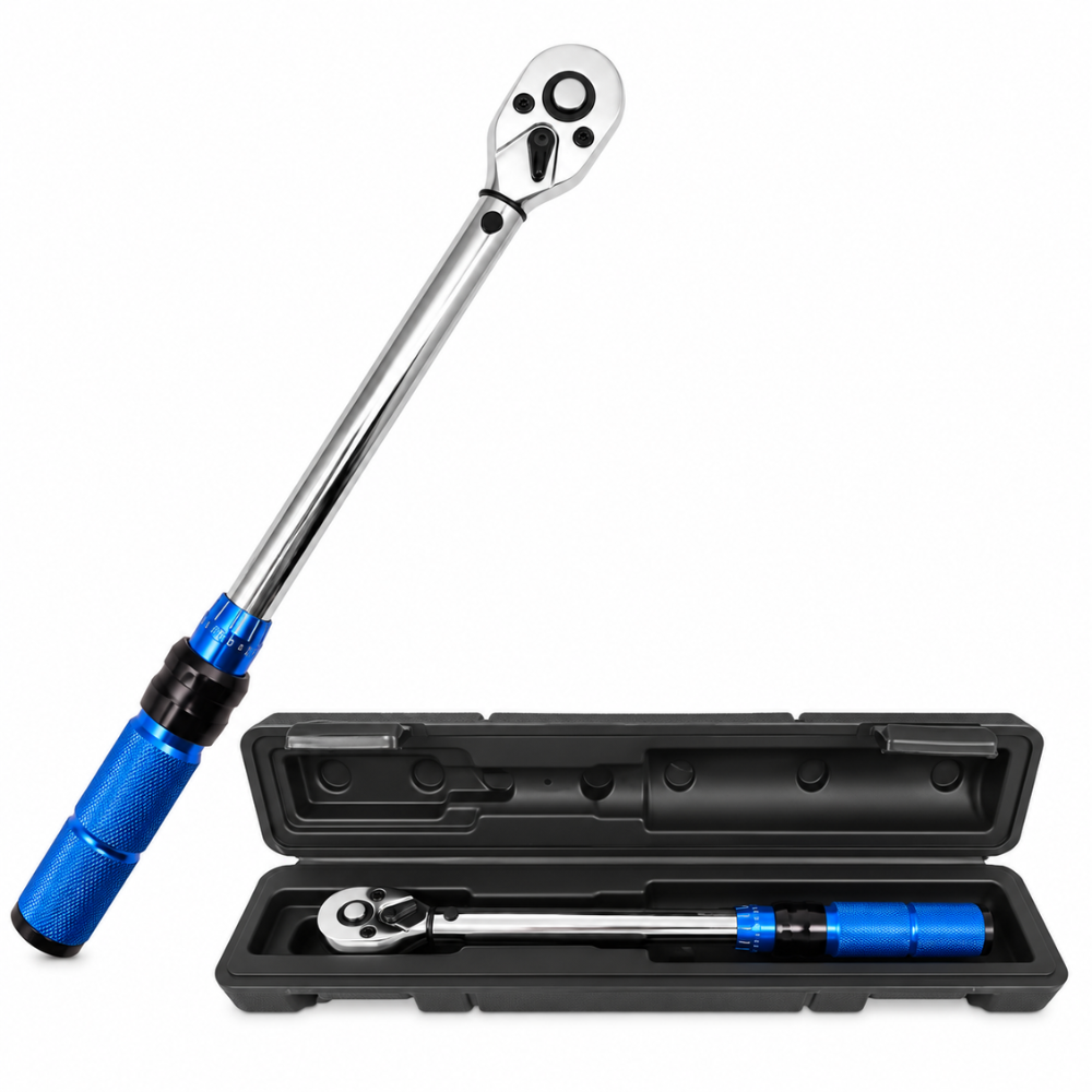 Clé Dynamométrique 3/8" 5-60 N.m Vélo & Moto avec Coffret